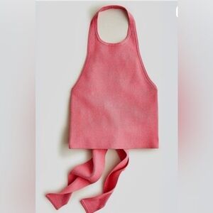 J Crew Tie-Back Halter Sweater Tank, size L, NWT